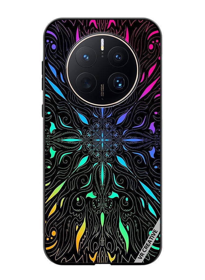 VR CREATIVE Protective Case Cover For Huawei Mate 50 Pro Mandala Design Multicolour - Image 1