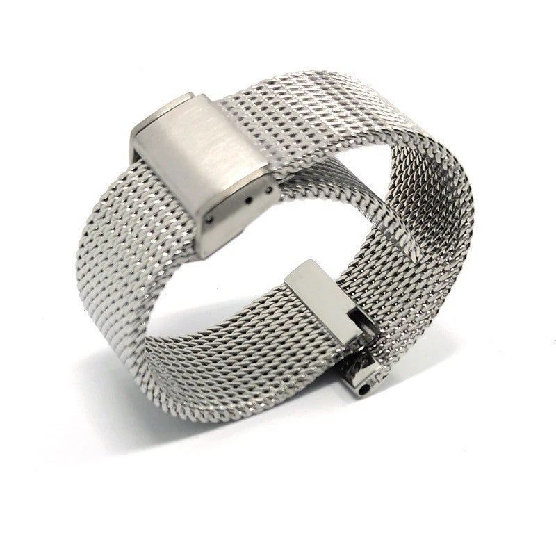 Bluejw Men's Stainless Steel Milanese Loop Watch Band - Quick Release Universal Replacement Bracelet - 18mm 19mm 20mm 21mm 22mm - Image 4