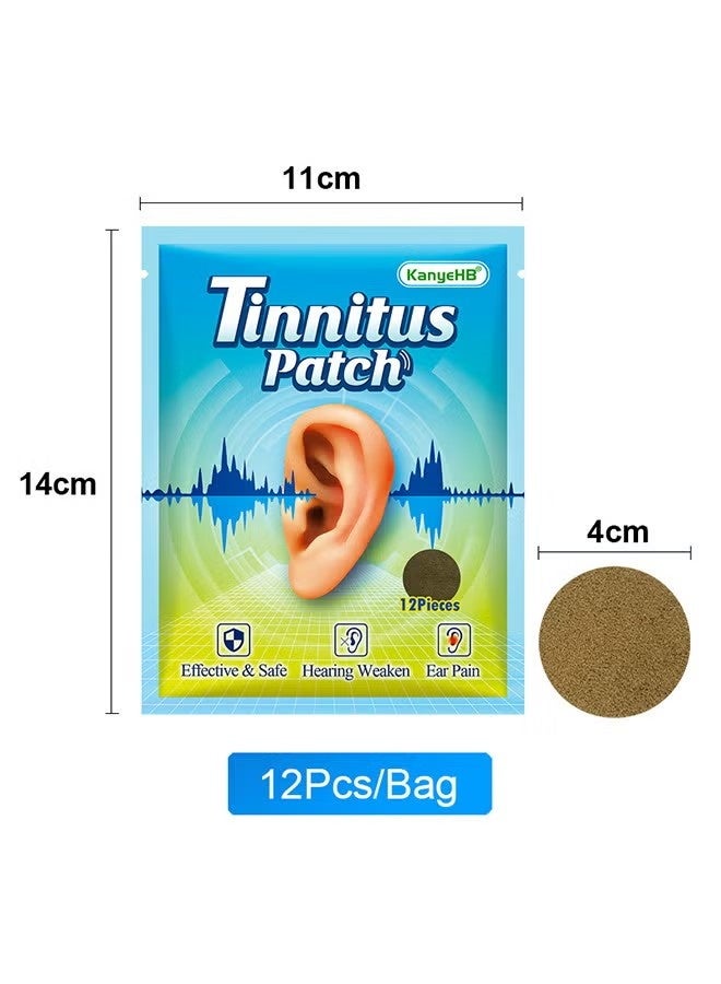 KanyeHB Tinnitus Relief Patches - Ear Patches For Tinnitus - Tinnitus Patch Carsickness Patch All Natural Patch Boost Blood Circulation 24 PCS - Image 4