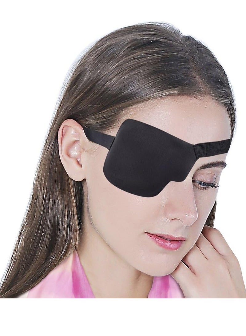 Bukela 3D Eye Patch, Comfortable Pirate Eye Mask, Adjustable Amblyopia Lazy Eye Patches, One Eye Cover for after Surgery or Pirate Cosplay, Medical Eyepatch for Adults and Kids (Left Eye)  - Image 4
