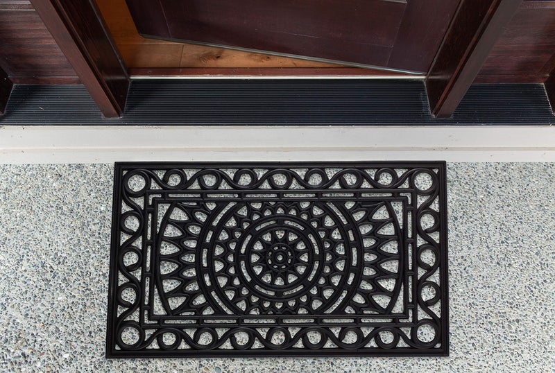 DII Rubber Doormats Collection All Weather, 18x30, Sun Scroll - Image 3