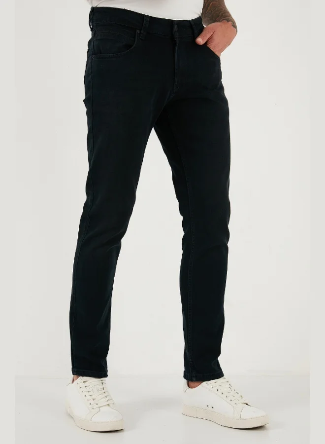 Buratti  Buratti Cotton Normal Waist Regular Fit Straight Leg Jeans Men's JEANS 2211C05PARMA for Men | Best Price UAE