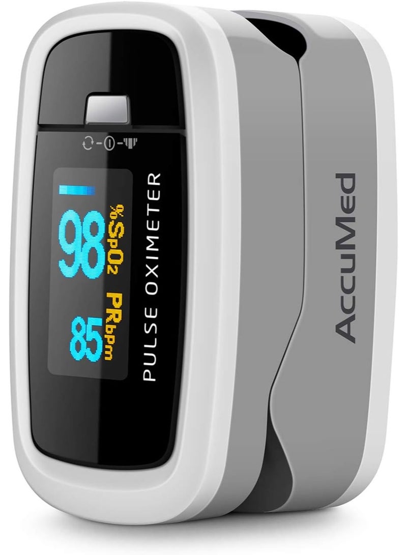جهاز قياس الأكسجين ونبضات الأصابع – مراقبة مستوى O₂ ومعدل النبض – صغير وخفيف مع شاشة LED - Image 1