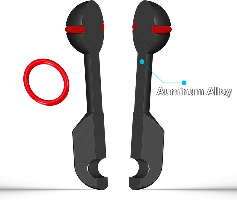 MINIFOCUS 1" Ball to YS Head Clip Arm, 2PCS 3.35"/8.5cm Aluminum Alloy YS Head Adapter Lightweight Arm Underwater Photography Lighting System Connector for Diving Strobe/Video Light - Image 5