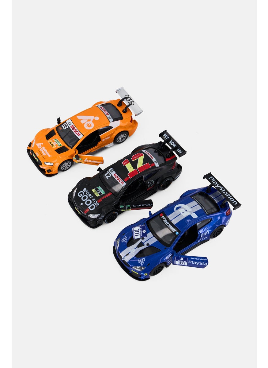 Ton O' Fun 3 Pack Metal Speed Zone Racing Car Series, Multicolor  - Image 2