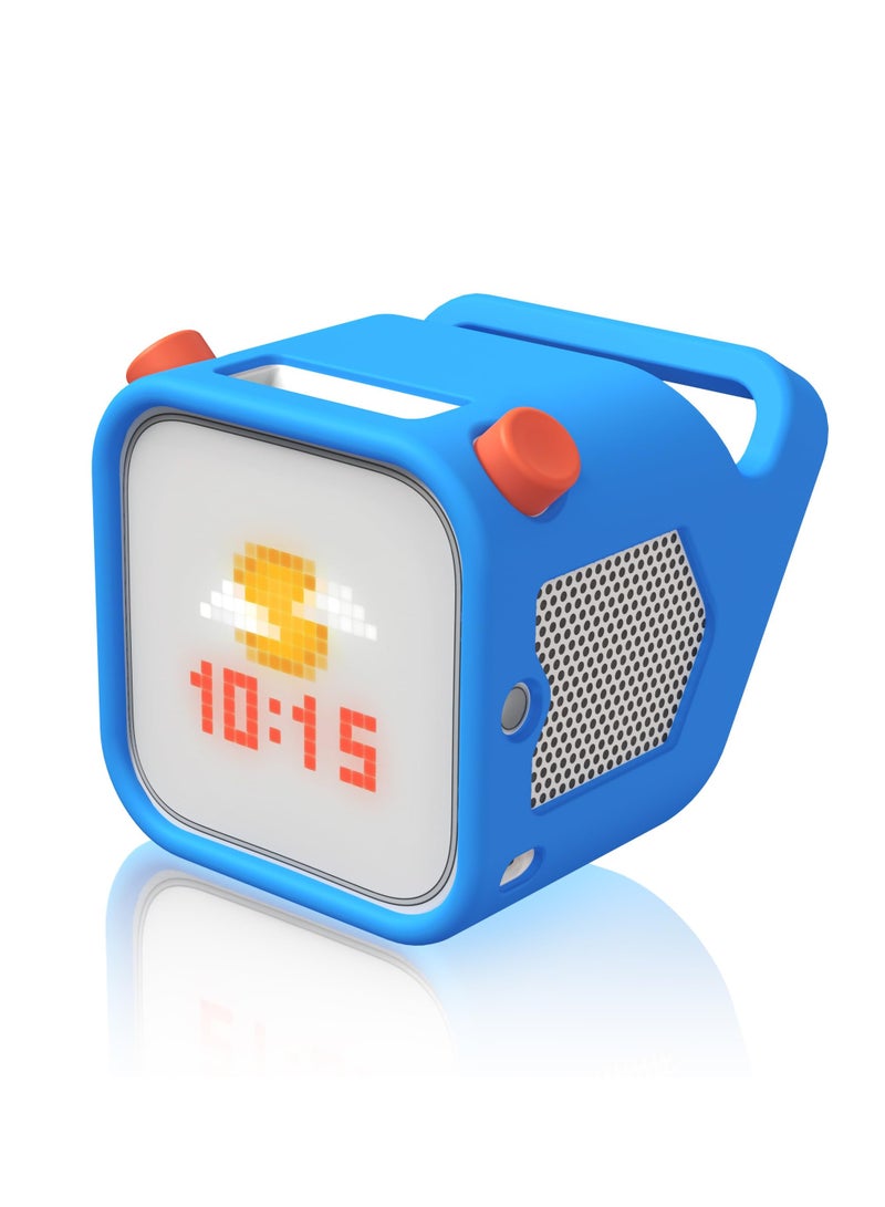 Silicone Protective Case for Yoto Player (3rd Gen) Skin Cover Sleeve Fitted Protective Jacket for Yoto Player Kids Audio Player Easy-to-Carry Handle (Blue)  - Image 1
