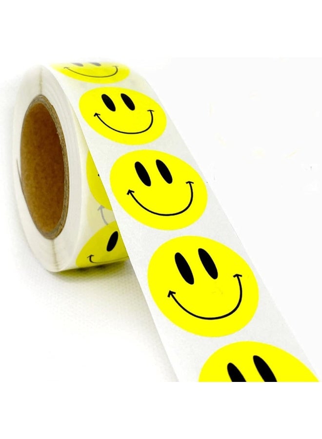 بريميفي 500 قطعة من ملصقات الوجوه التعبيرية، ألصق ملصقات الوجوه المبتسمة على الهدايا، تستخدم كهدية للأطفال، ألعاب يدوية الصنع، ديكور، بطاقة ملاحظات، ورق دائري للمخزن، ملصق ابتسامة، ملصقات مكافأة للحفلات - Image 2