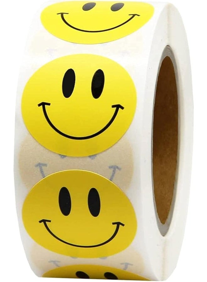 بريميفي 500 قطعة من ملصقات الوجوه التعبيرية، ألصق ملصقات الوجوه المبتسمة على الهدايا، تستخدم كهدية للأطفال، ألعاب يدوية الصنع، ديكور، بطاقة ملاحظات، ورق دائري للمخزن، ملصق ابتسامة، ملصقات مكافأة للحفلات - Image 1