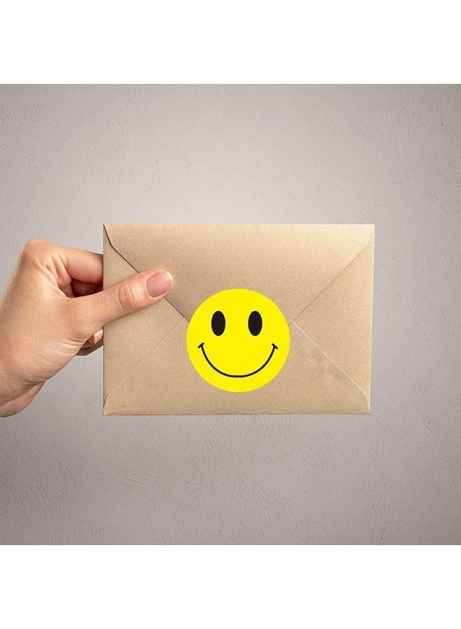 بريميفي 500 قطعة من ملصقات الوجوه التعبيرية، ألصق ملصقات الوجوه المبتسمة على الهدايا، تستخدم كهدية للأطفال، ألعاب يدوية الصنع، ديكور، بطاقة ملاحظات، ورق دائري للمخزن، ملصق ابتسامة، ملصقات مكافأة للحفلات - Image 5