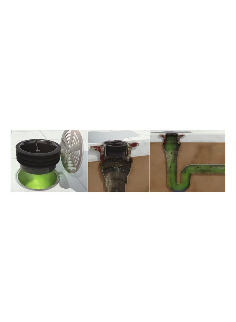 G Green Drain سدادة مانعة للتسرب (بدون ماء) للمصارف "Green Drain"، مقاس 1.25 بوصة - Image 5