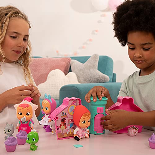 Cry Babies Magic Tears Story House - Collectible surprise fairy tale's doll crying real tears with a Pet, Outfits & Accessories in a story house capsule; Figures for girls & boys 3 years and up - Image 2
