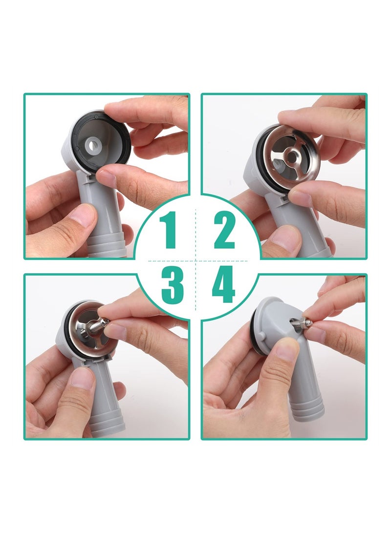 SYOSI 2 PCS Sink Overflow Pipe for Bathroom Kitchen Vanity Artistic Basin, Resistant Sink Hole Drain Covers Tidy Insert Spares - Image 3