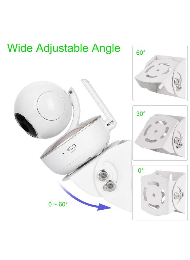 iTODOS Adjustable Angle Wall Mount Bracket Compatible with Motorola Baby Monitor, Babysense, HelloBaby, VAVA, Arlo and Most Universal Monitors Camera, Aluminum Alloy Material  - Image 3