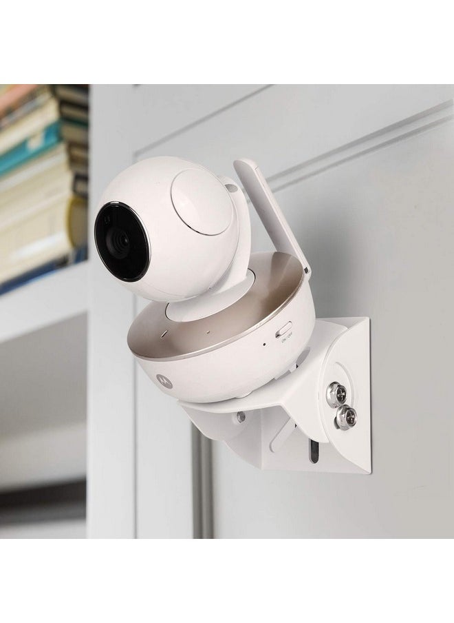 iTODOS Adjustable Angle Wall Mount Bracket Compatible with Motorola Baby Monitor, Babysense, HelloBaby, VAVA, Arlo and Most Universal Monitors Camera, Aluminum Alloy Material  - Image 4