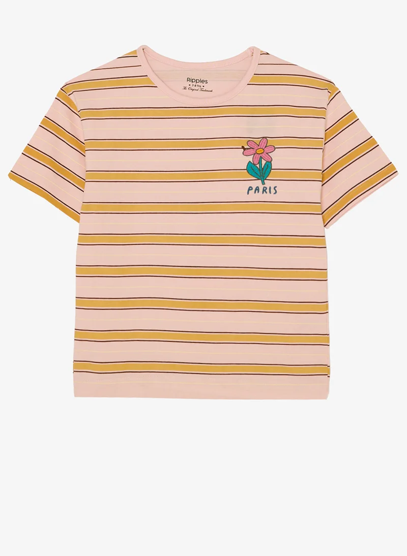 ريبلز مع نمشي Girls Relaxed Fit Tee