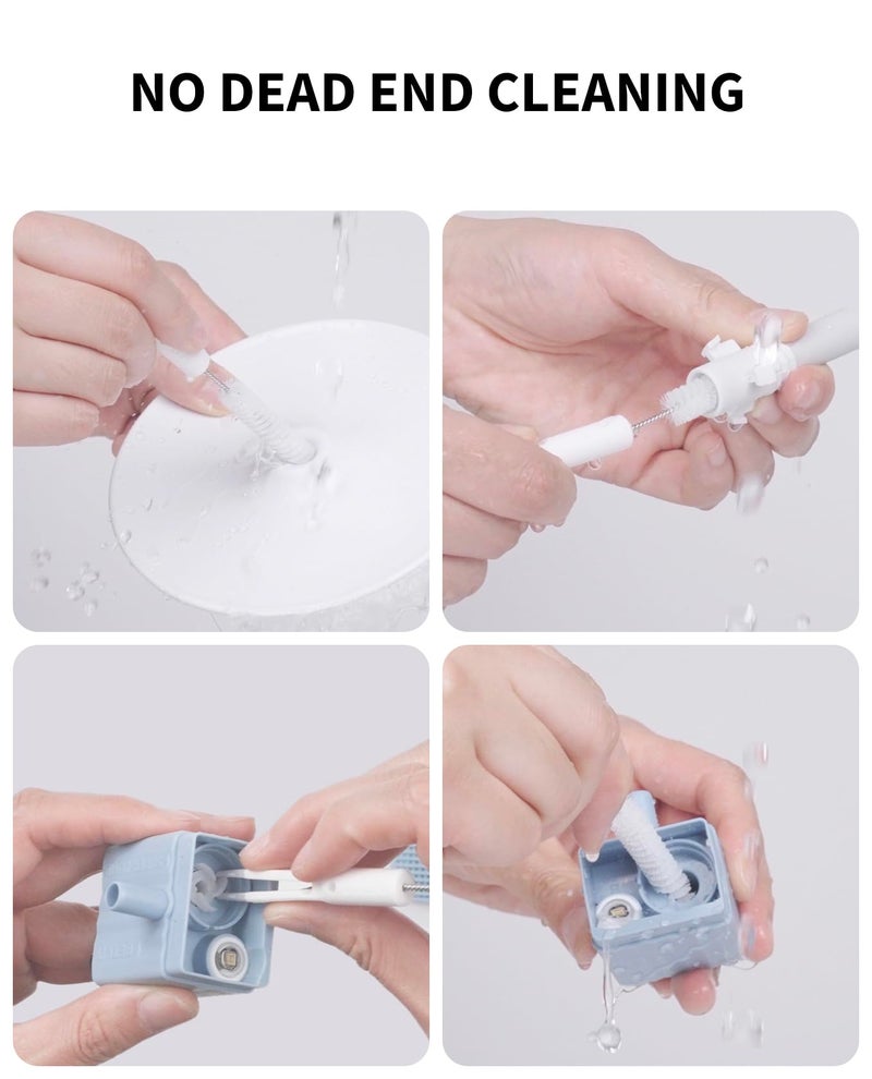 PETKIT Cat Water Fountain Cleaning Kit, Include Brush Tweezers and Sponge, Fit Most Pet Drinking Fountain for Cats Indoor - Image 4