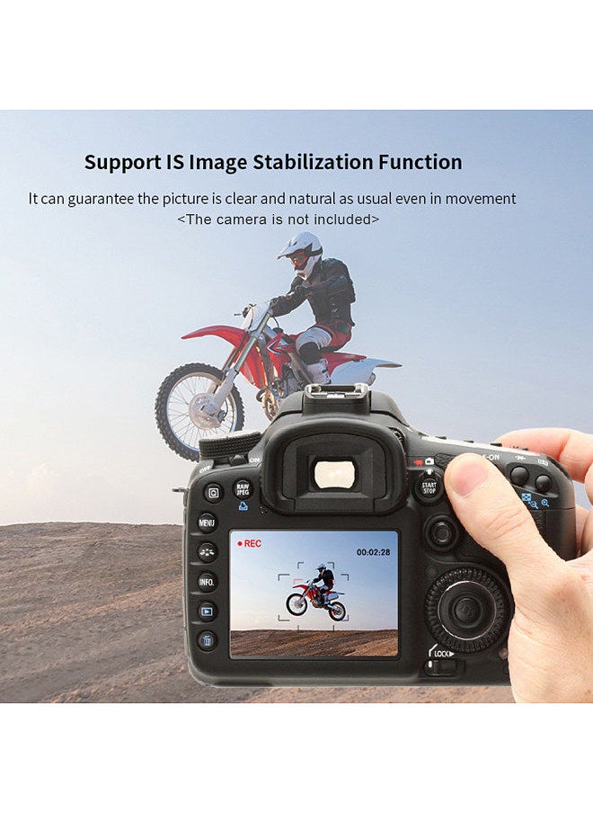 Commlite - Commlite CM-EF-EOSR VND Metal Lens Mount Adapter Ring AF Auto Focus IS Anti-Shake with Variable ND Filter Compatible with Canon EF/EF-S Lens to EOSR/RF Mirrorless Camera - Image 1