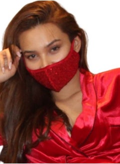 VENTIUP Sequin Mask Red  - Image 5