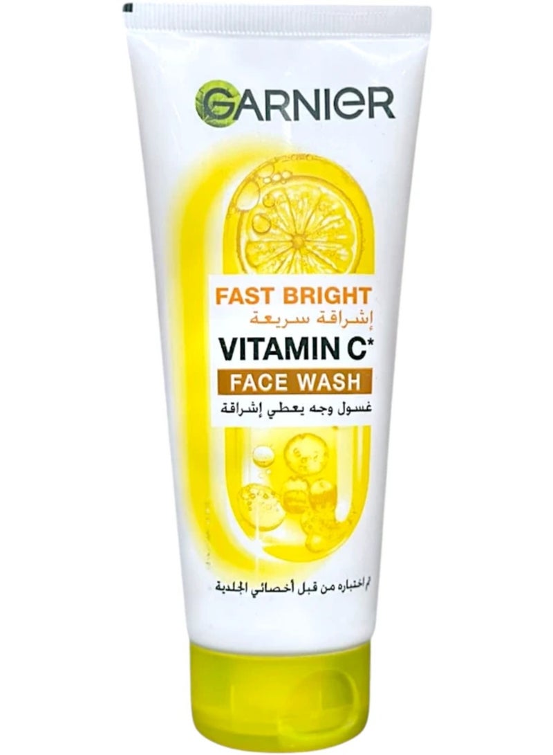 Garnier Skin Active Fast Bright Face Wash With Vitamin C And Lemon - 50ml