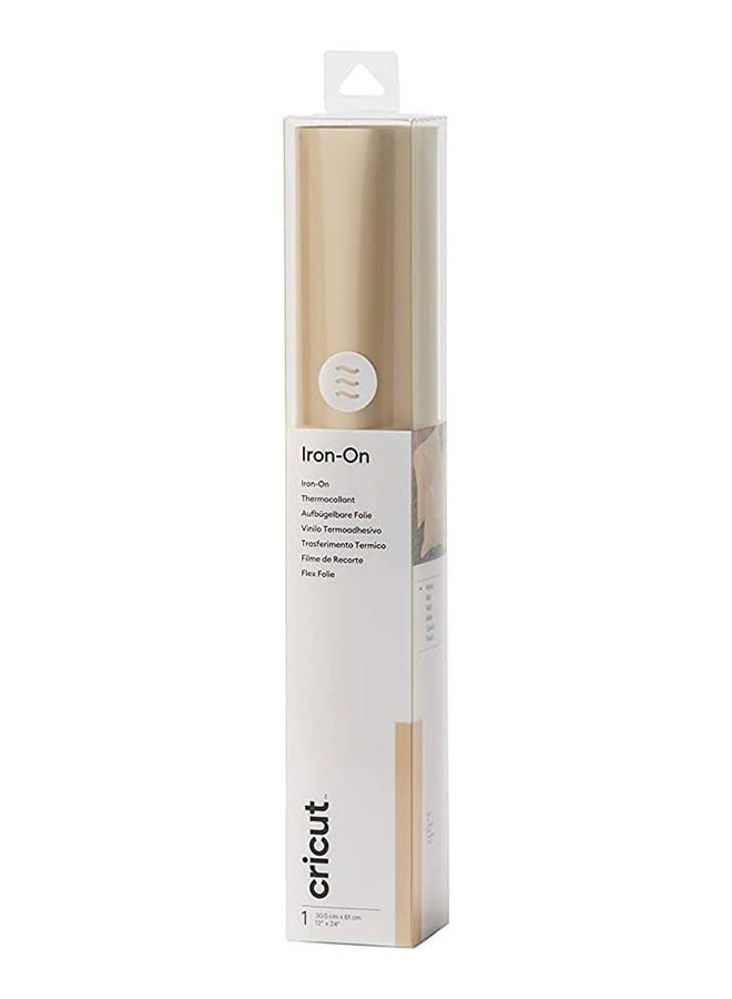 Cricut Everyday Iron-On 30x60cm Gold - Image 1