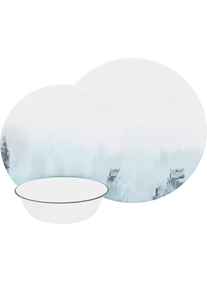 Corelle طقم أدوات المائدة كوريل® ترانكويل ريفلكشن 12 قطعة، خدمة لـ 4 أشخاص