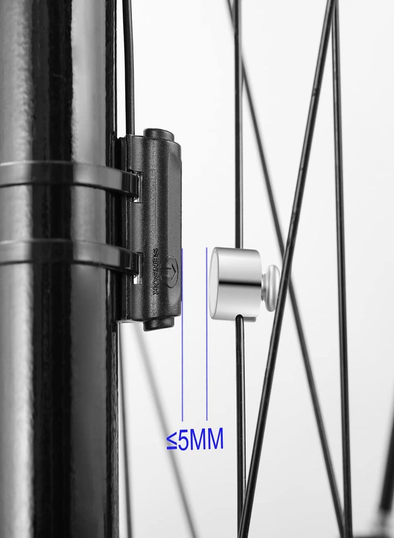 YSANAM Wired Bike Computer,MPH KM/H Bicycle Computer,Digital LCD Backlight Display Bike Speedometer,Waterproof Cycling Computers Odometer - Image 4