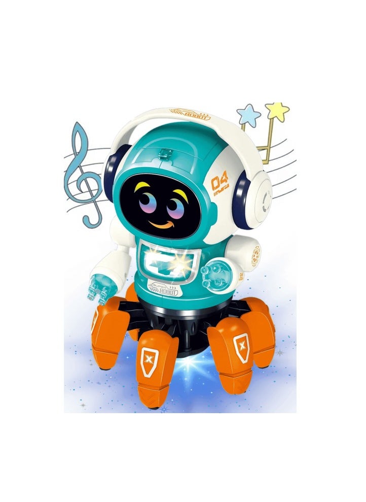 MUMS PLANET Robot Pioneer Colorful Lights and Music All Direction Movement Dancing Robot Toys for Girls and Boys, Kids Toys , Baby Toys , Tummy time toys  - Image 1