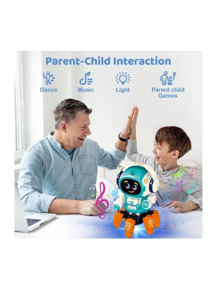 MUMS PLANET Robot Pioneer Colorful Lights and Music All Direction Movement Dancing Robot Toys for Girls and Boys, Kids Toys , Baby Toys , Tummy time toys  - Image 4