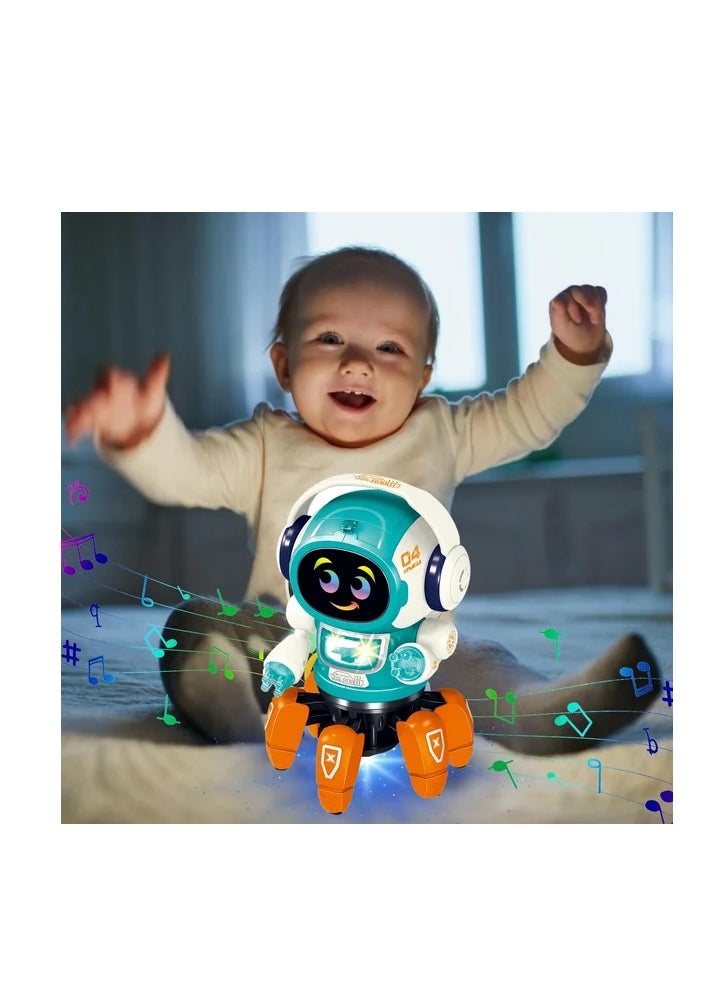 MUMS PLANET Robot Pioneer Colorful Lights and Music All Direction Movement Dancing Robot Toys for Girls and Boys, Kids Toys , Baby Toys , Tummy time toys  - Image 5