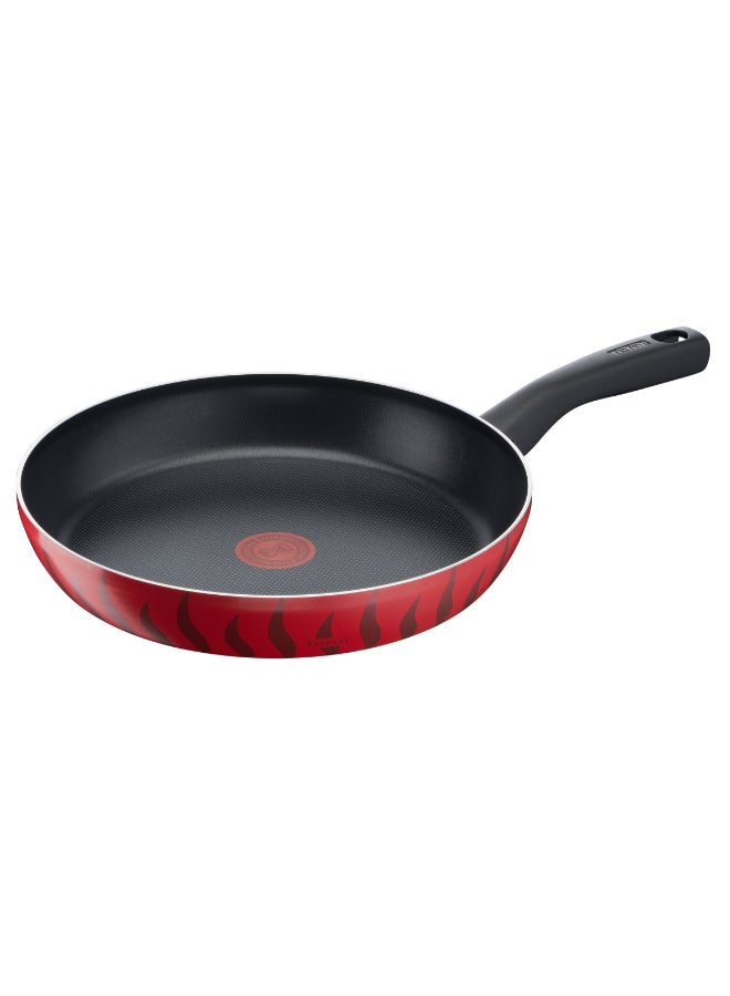 TEFAL Frying Pan | G6 Tempo Flame 26 Cm Frypan | Non-stick with Thermo Spot| Red | Aluminium | 2 Years Warranty | C3040583 Red - Image 1