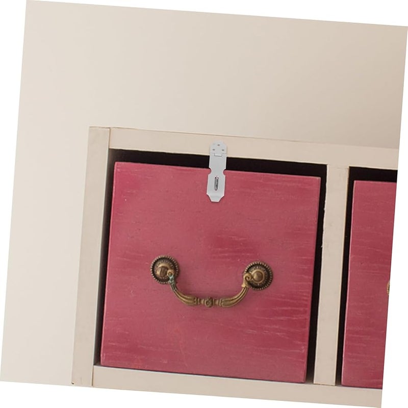 Stainless Steel Padlock Hasp Latch 10pcs Heavy Duty Anti Theft for Door Cabinet Window - Image 4