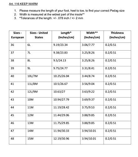pedag Kids Keep Warm Insulating Insoles  Made in German  Quilted Lamb Wool  Felted Bottom  Cork Inner Layer  All Natural Materials  Kids 4/5 EU 34/35 - Image 3