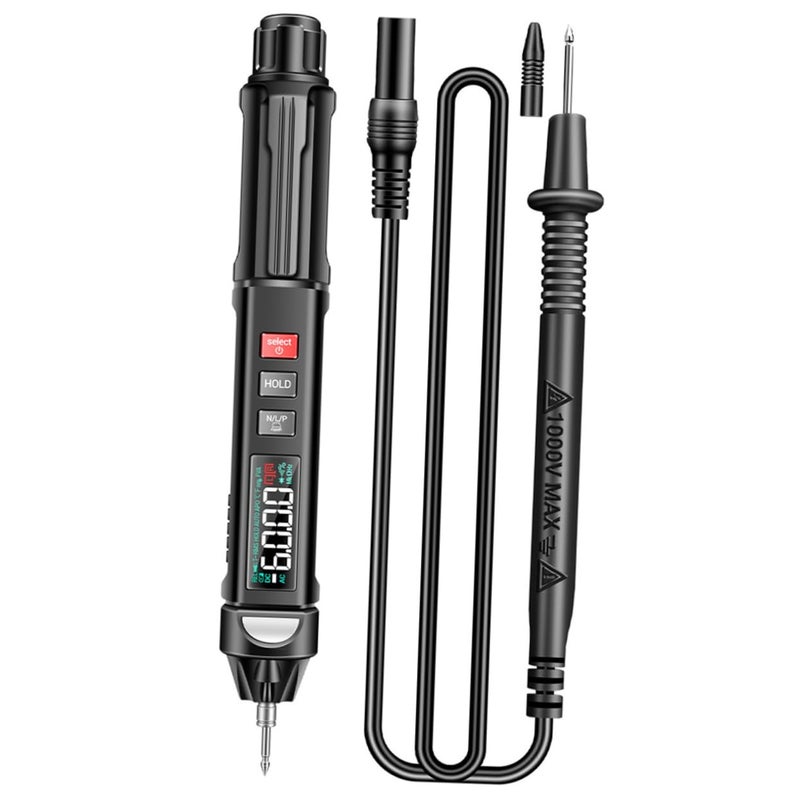 Multifunction Voltage Tester Pen With Voice Broadcast Temperature Detection LED Light - Image 2