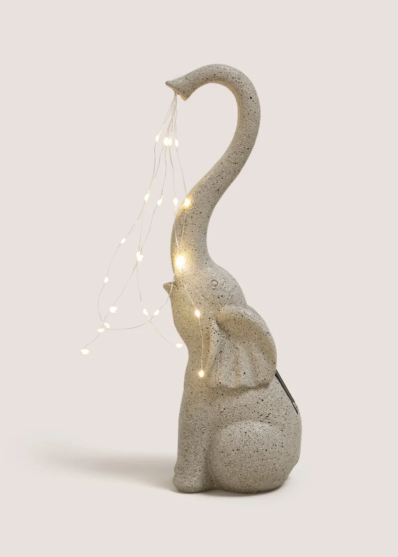 Matalan Solar Elephant Stone