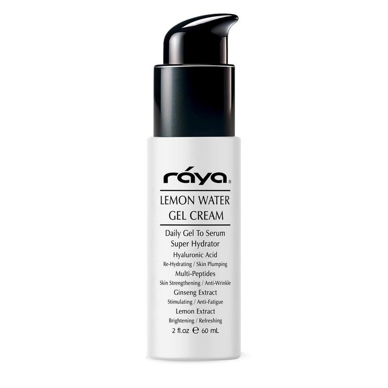 Raya Lemon Water Gel Cream 308  Moisturizing SkinRepairing and AntiAging Facial Day and Night Cream for NonProblem Skin  Fills in Wrinkles and Improves Complexion