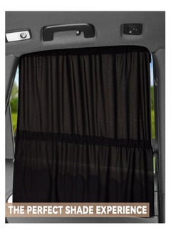 RATSAW Car Side Window Sun Shade 2 Pack Car Camping Window Shades Partition Car Window Covers for Back Window for Baby Privacy for SUV Cars Trucks  - Image 2