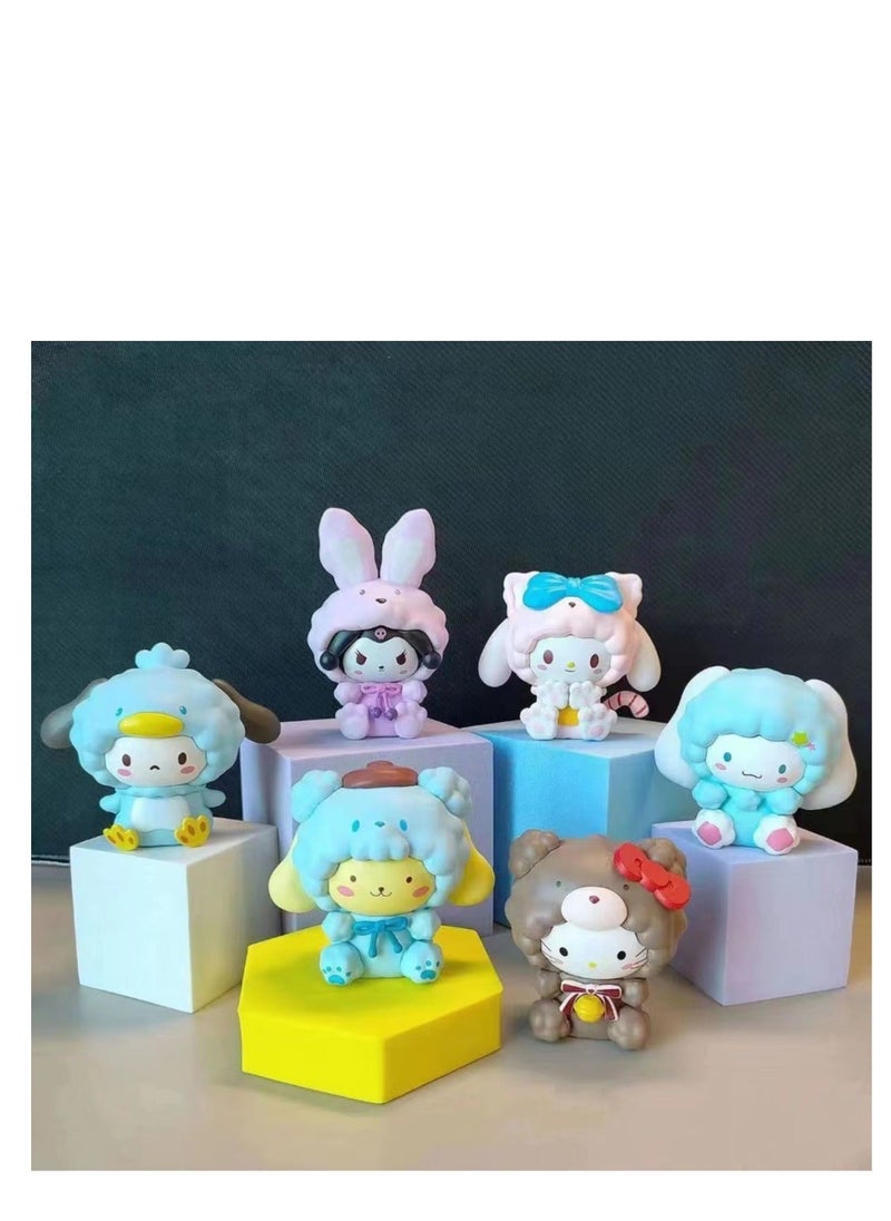 6 Pack Kawaii Sanrio Figure My Melody kuromi Birthday Party Supplies, Cinnamon Cupcake Toppers, Cute Mini Toys Favor For Kids Fans Collection Bouquet Desk Decor - pzsku/ZF01071E5F710305117CCZ/45/_/1740647950/7e879395-bbd3-4443-b506-d99274613933