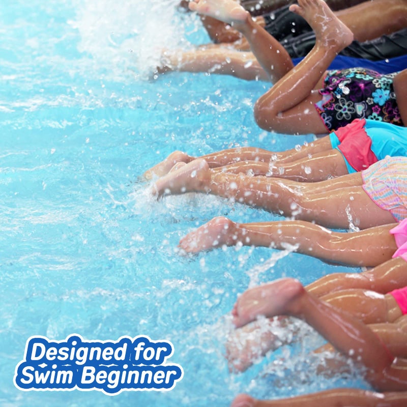 MoKo Swim Kickboard, Cartoon Mermaids Swimming Training Kick Board Pool Exercise Equipment Promote Natural Swimming Position Water Fun Tool for Kids, Shark Blue - Image 2