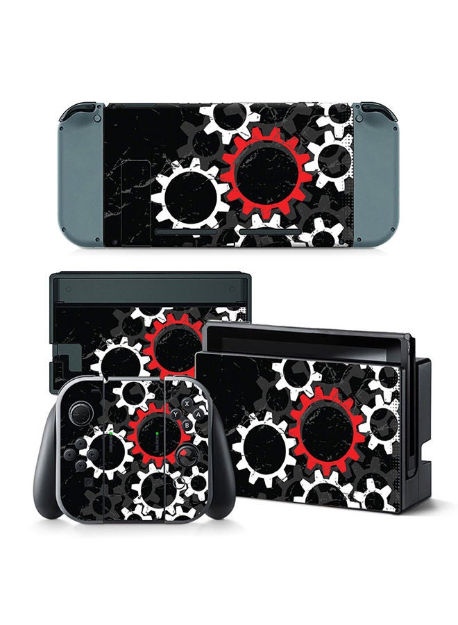 NIBEMINENT Console and Controller Decal Sticker Set For Nintendo Switch Cog 