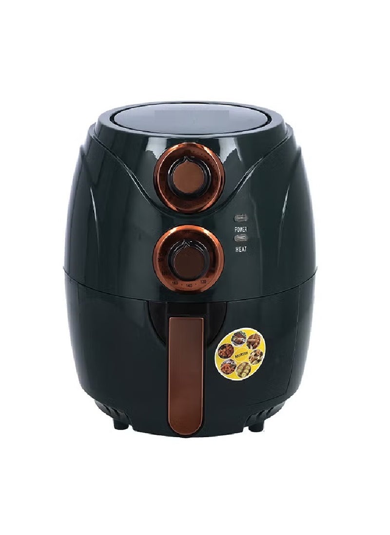 ماركة غير محددة مقلاة هوائية بتقنية دوران عالية السرعة 2.5 L 1300 W  أسود 