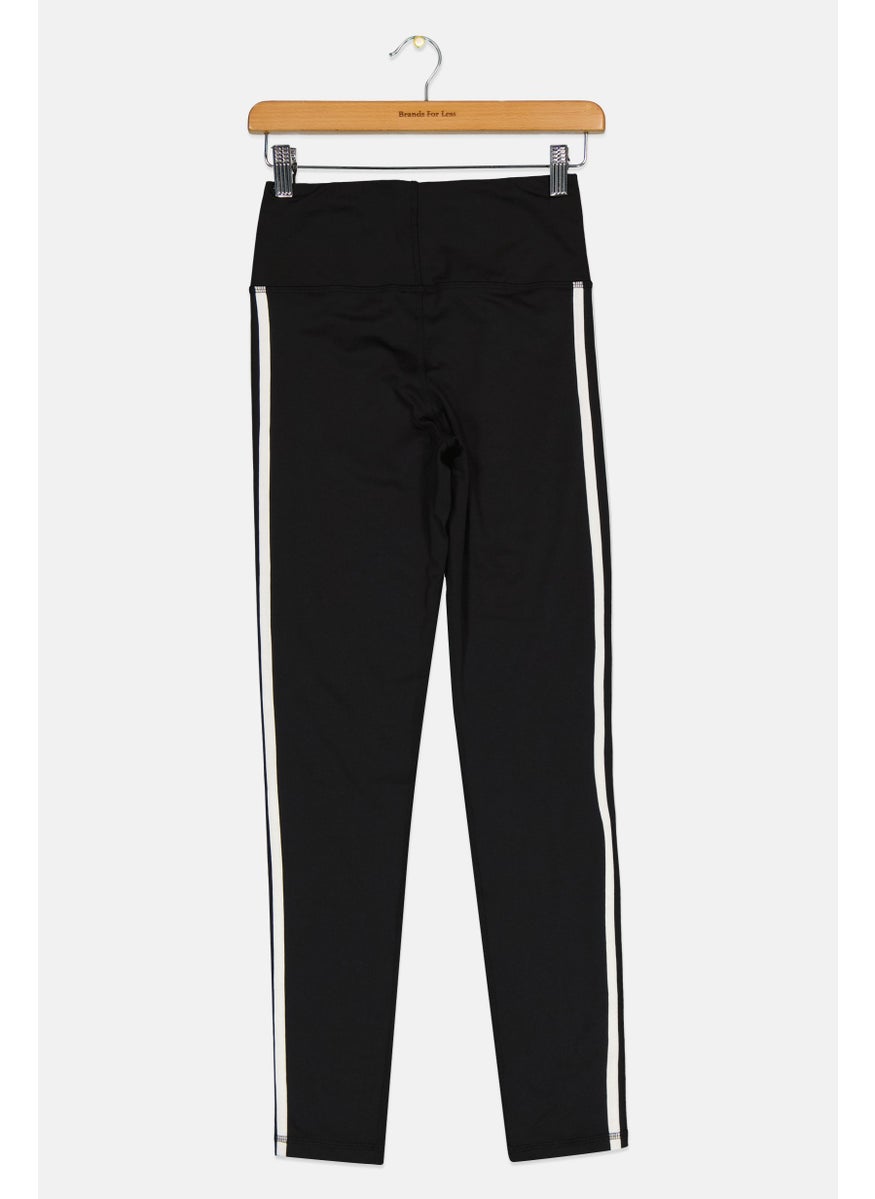Adidas Kids Girl Sportswear Fit Training Legging, Black  - Image 2