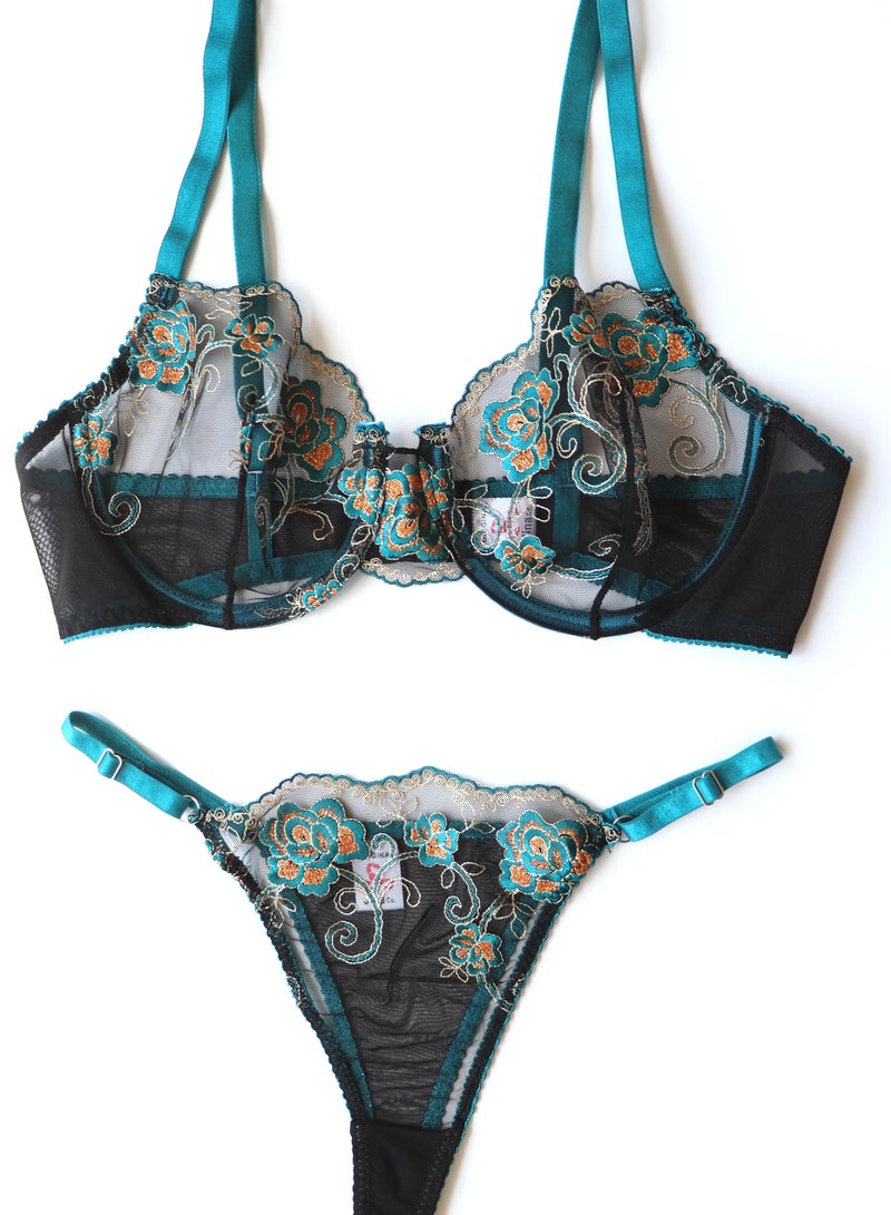 جينا لانجري مجموعة الملابس الداخلية فاليريا - Image 2