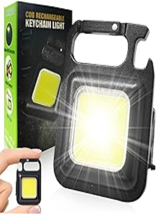 Dienmern Dienmern Mini LED Work Light Torch Keychain Workshop Lamp Key Ring Emergency Light for Camping 