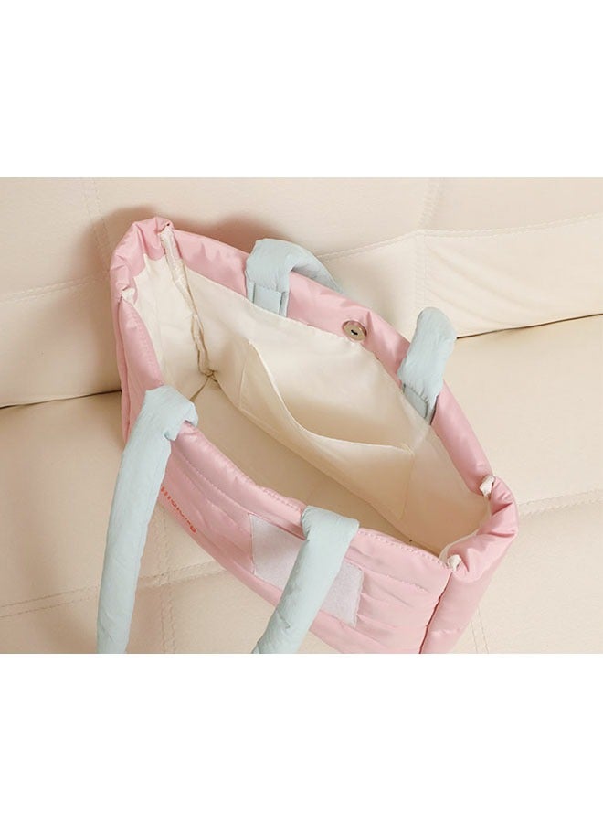 General Sanrio Kuromi Backpack Cute Doll Down Large Capacity Tote Bag Shoulder Bag Tote Bag (34×12×26cm)  - Image 2