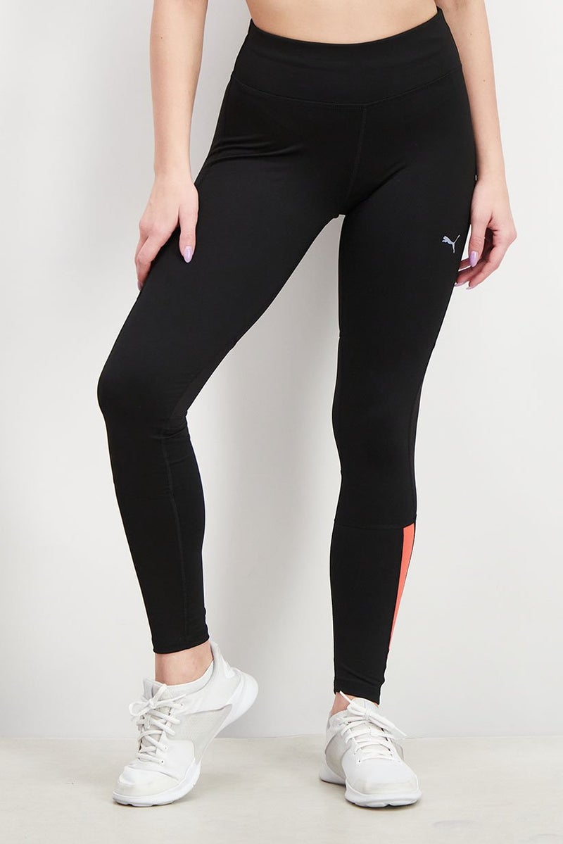 PUMA ليجنغز تدريب ضيقة تناسب النساء بطباعة جرافيك، أسود - Image 1