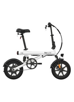 Electric Bike S3 Pro,14 Inch Folding Ebike,Power Assisted Bike,With 36V 7.8Ah Battery,Max 25Km/H,400W Brushless Motor,Electric Bicycle For Leisure & Commuting White