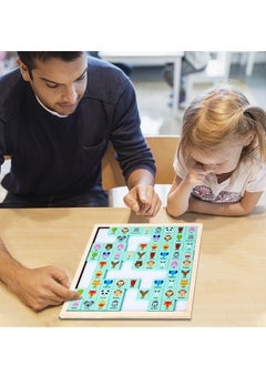 GROIC Animal Memory Games, Fun Matching Games, Magnetic Matching Toys, Educational Toys For Kids, Preschool Learning Toys With Drawing Board And Paintbrush  - Image 5
