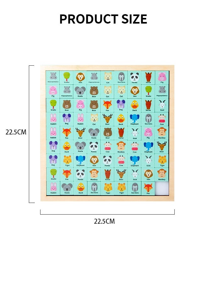 GROIC - Animal Memory Games, Fun Matching Games, Magnetic Matching Toys, Educational Toys For Kids, Preschool Learning Toys With Drawing Board And Paintbrush - Image 1