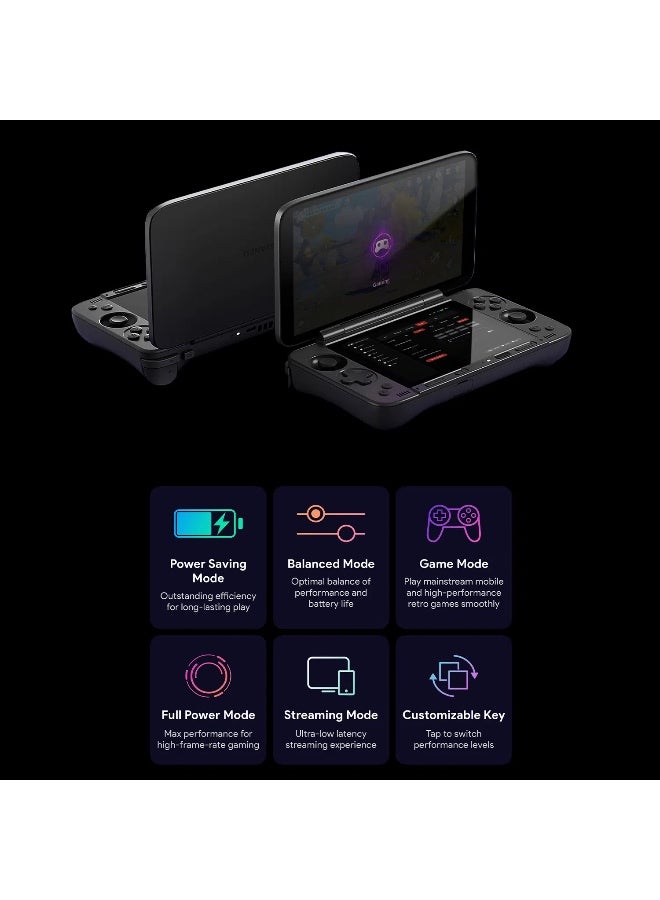 AYANEO Pocket DS - World's 1st Dual-Screen Android Handheld - 16GB+1TB - Retro Gray - Image 3