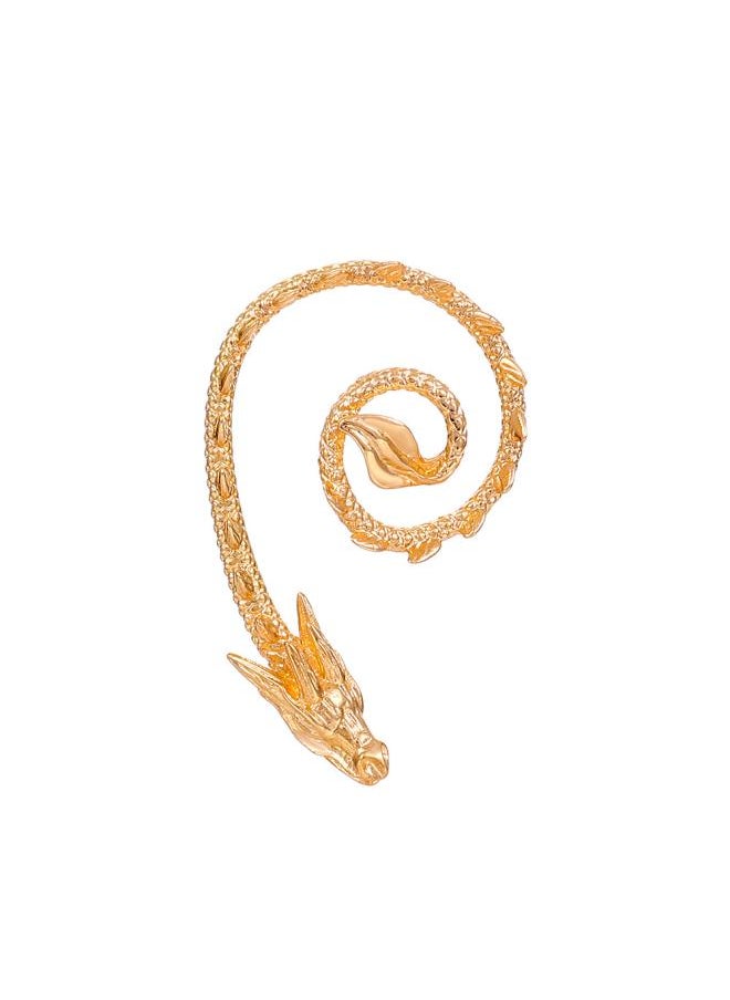 Generic Europe And The United States Hot- Retro Punk Elf Dragon Ear Hanging Single Creative Metal Cat Bat Holeless Ear Bone Clip 